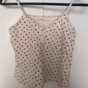 Brandy Melville Floral Tank Top